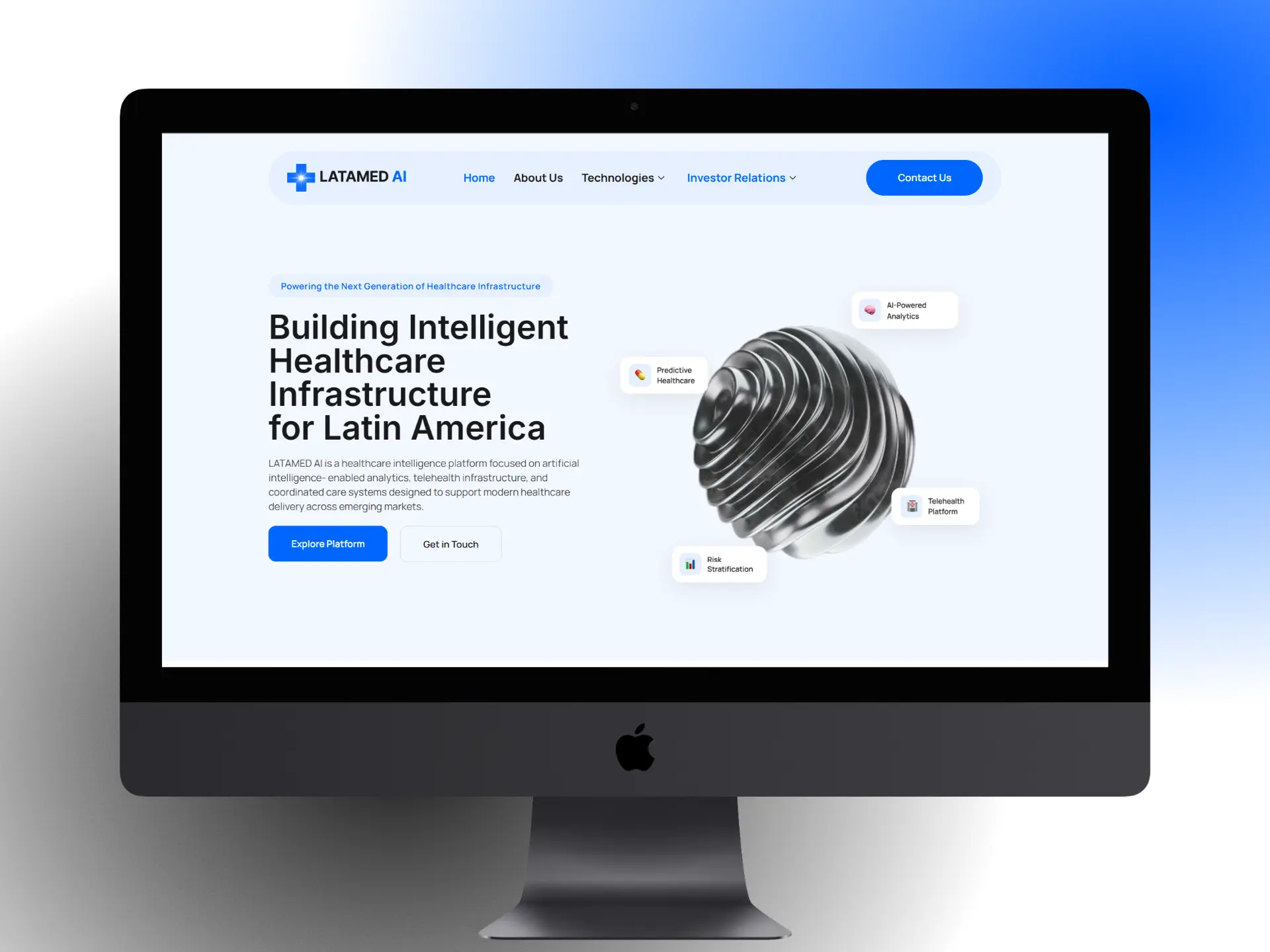 LatamMedia Agency Desktop View